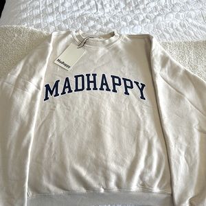 Brand New MadHappy Campus Fleece Crewneck with tag